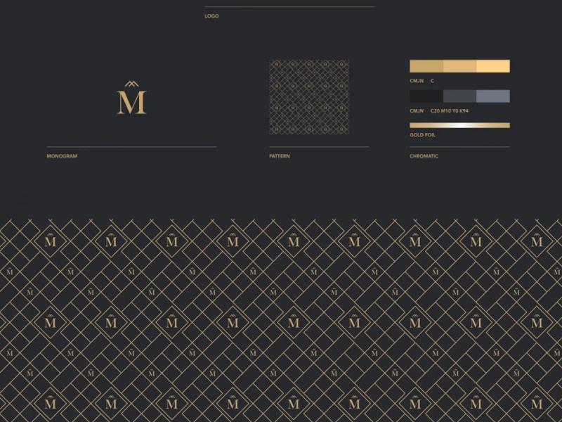 Montreux Elegant Logo Design