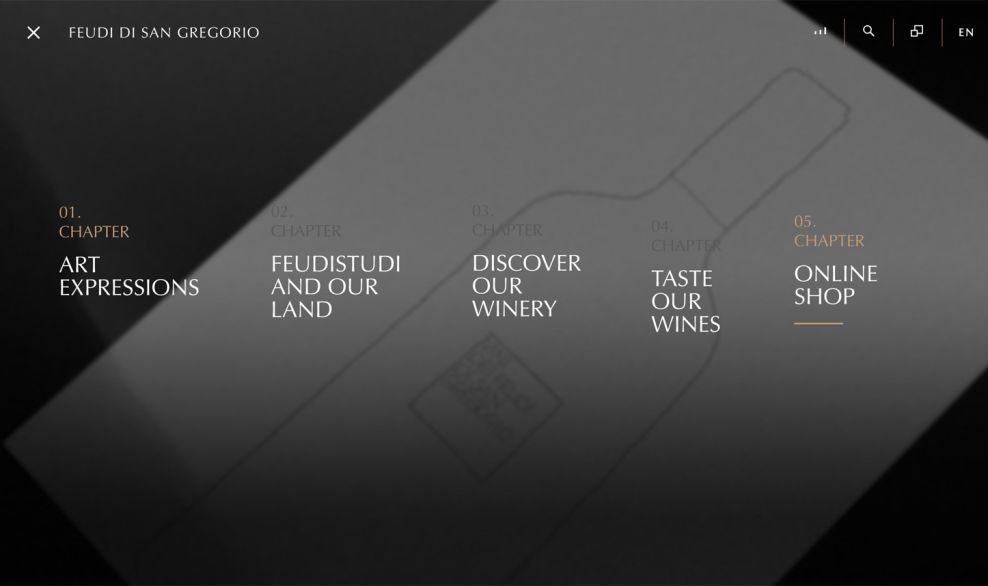 Feudi di San Gregorio Chapter Page