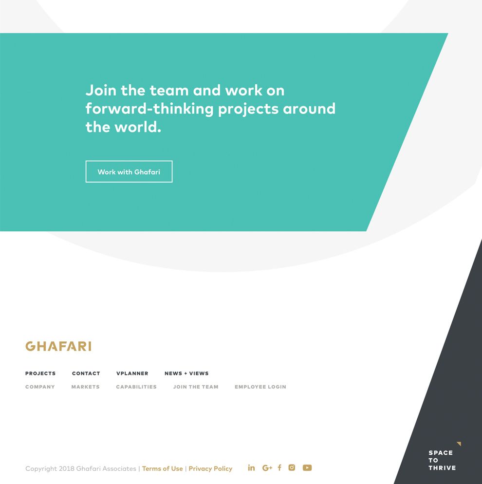 Ghafari Associates Awesome Website Design