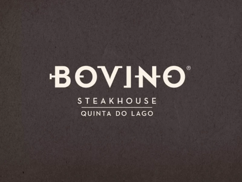Bovino Steakhouse Bold Logo Design