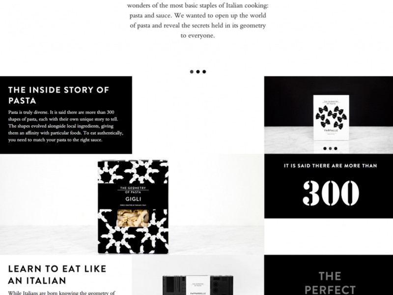 Geometry of Pasta Amazing Homepage