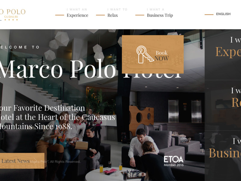 Marco Polo Hotel Beautiful Homepage