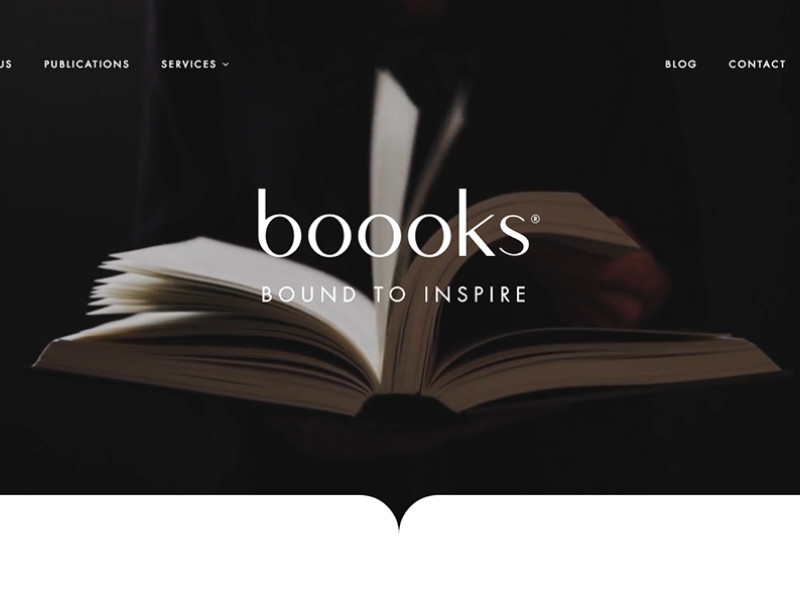 Boooks Elegant Website Design