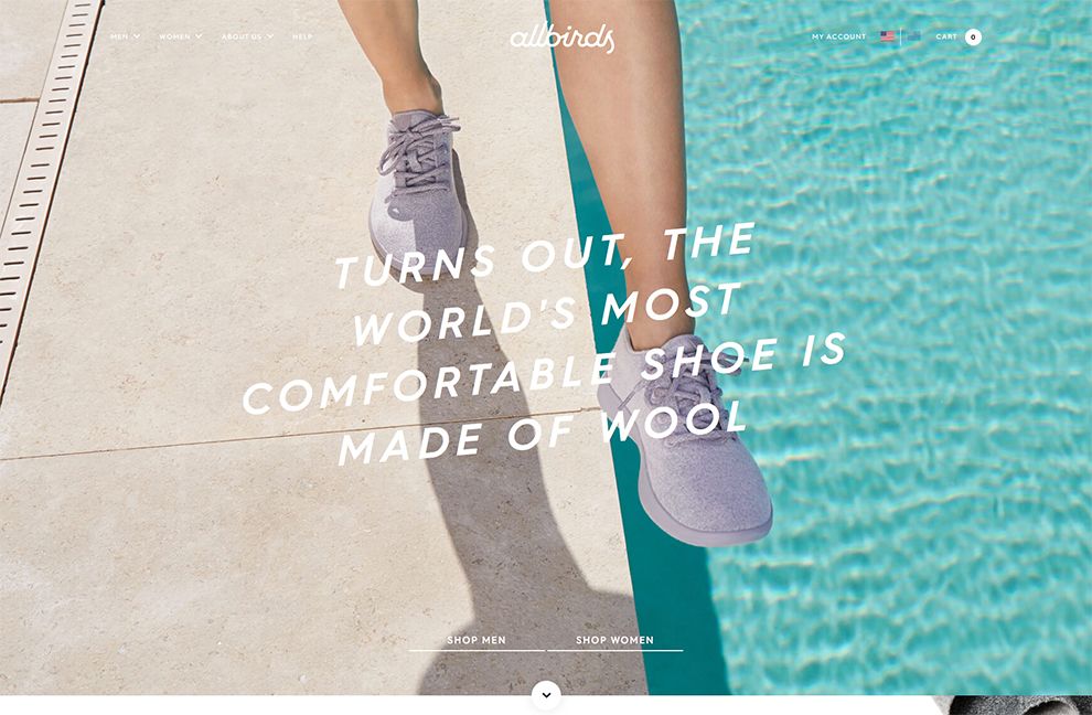 Top Website Design Inspiration: Allbirds | DesignRush