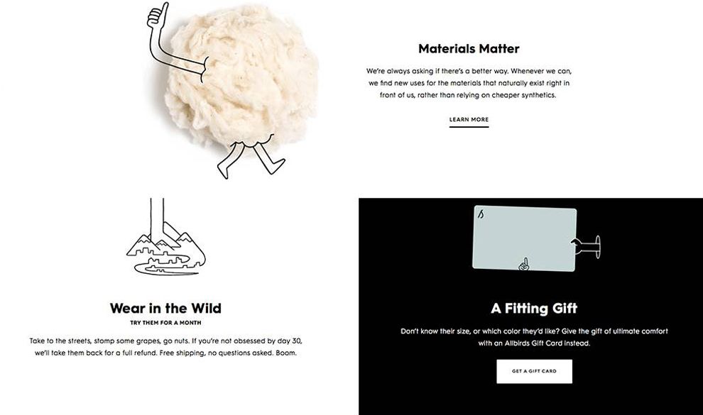 Allbirds Fun Website Design