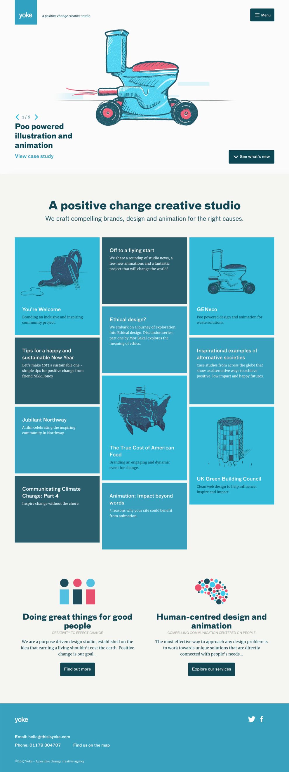 Yoke Amazing Homepage