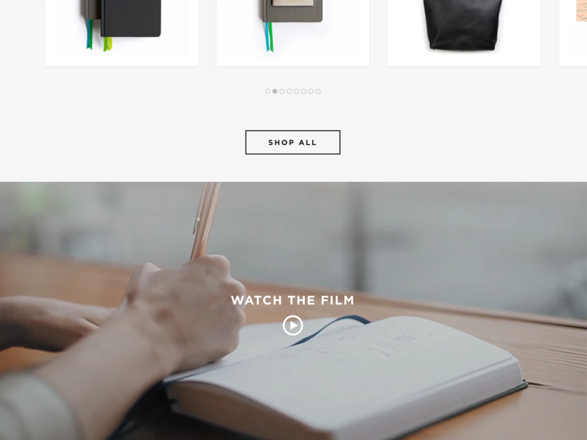 Ink+Volt Minimal Homepage