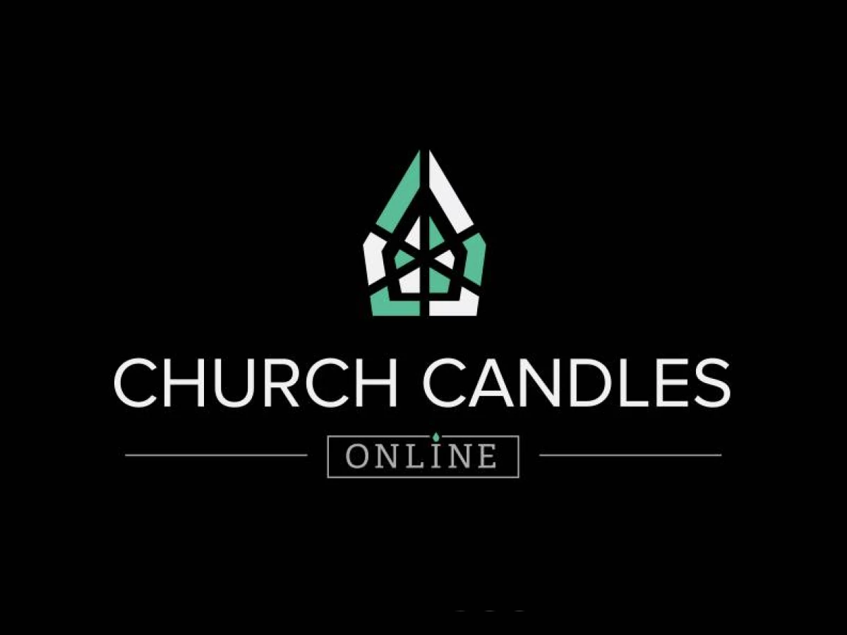 Church Candles Online Geometric Logo Design