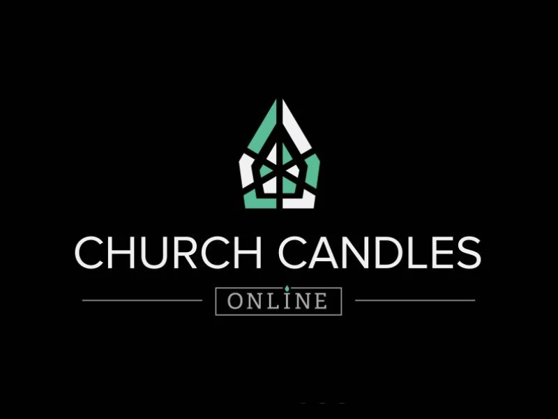 Church Candles Online Geometric Logo Design