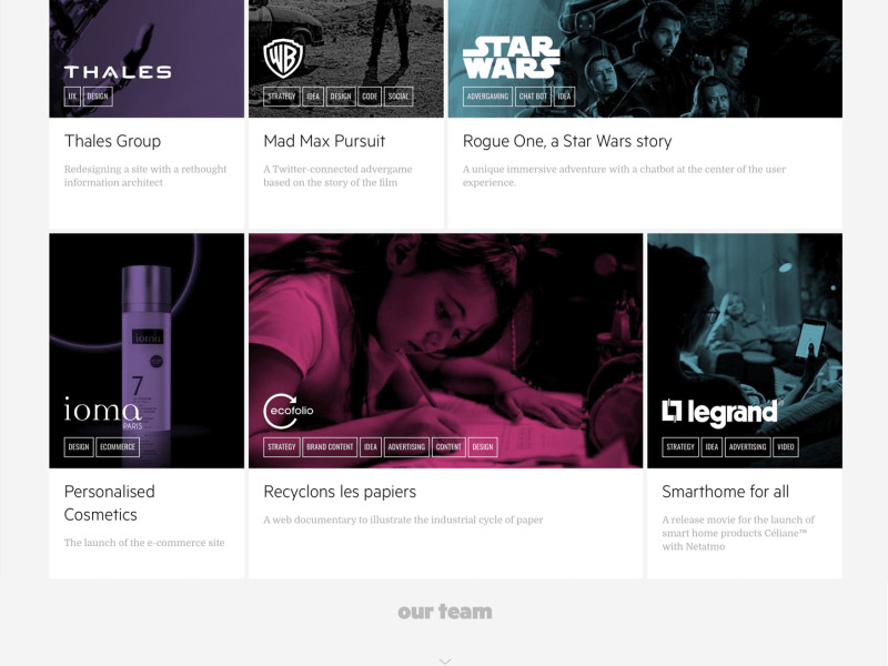 FCINQ Beautiful Homepage