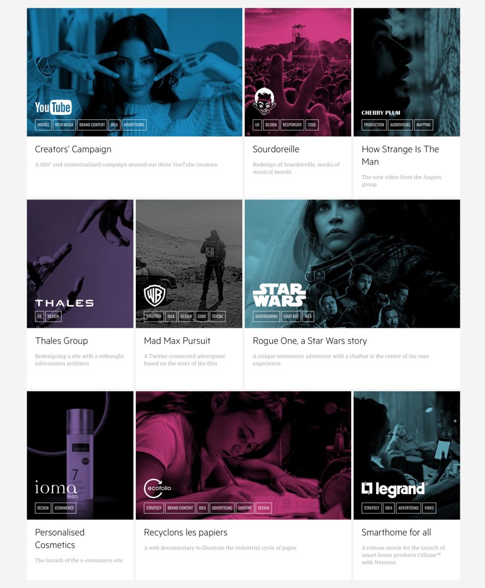 FCINQ Beautiful Portfolio Page