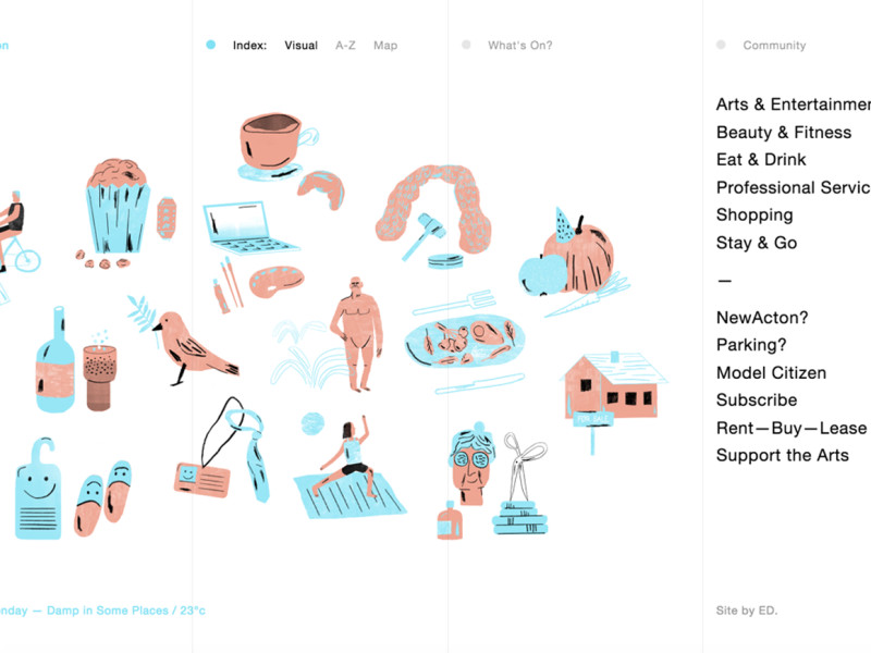 NewActon Minimal Homepage