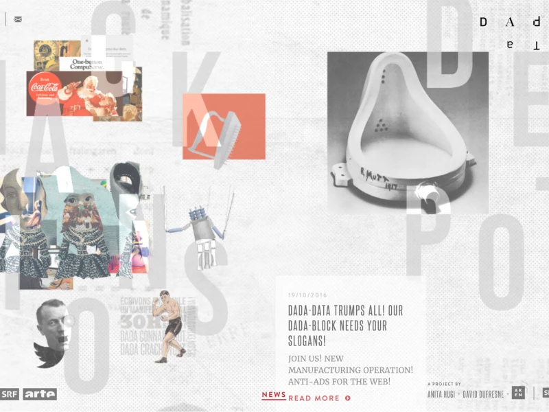 Dada - Data Awesome Website Design