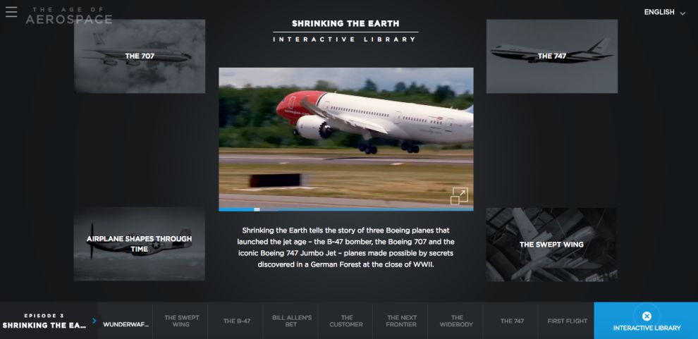 The Age of Aerospace Great Website Design