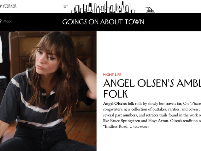 The New Yorker About Town Clean Homepage