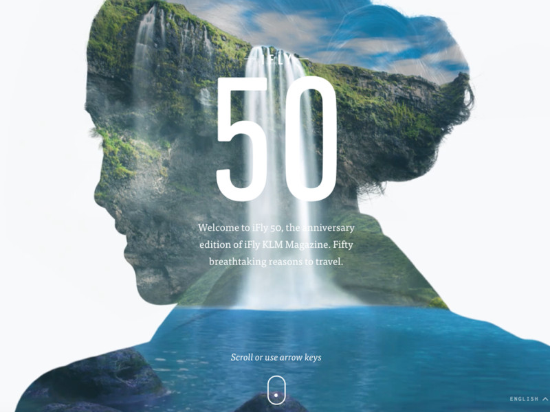iFly50 Beautiful Homepage