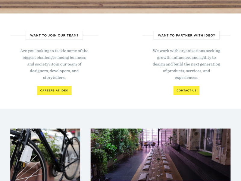 Ideo Corporate Homepage