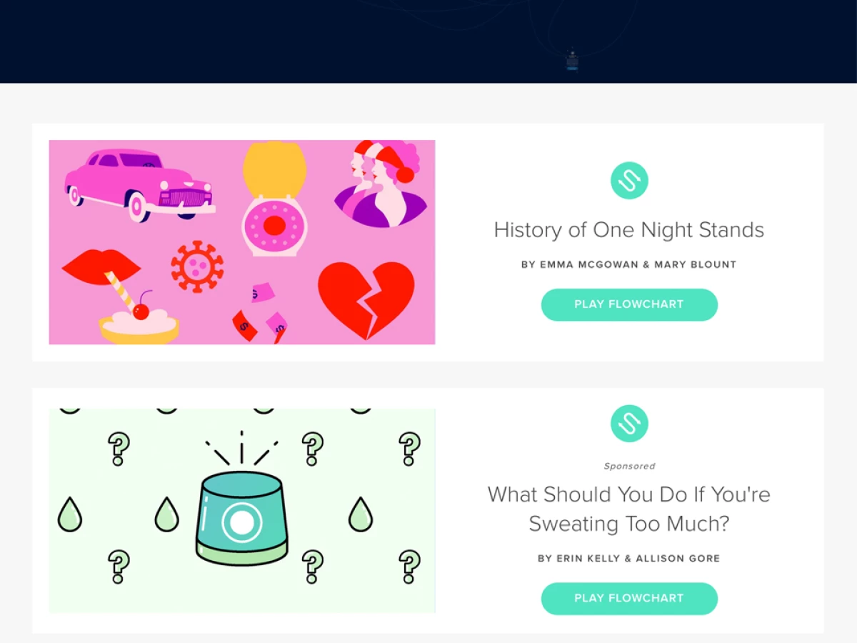 Bustle Colorful Homepage