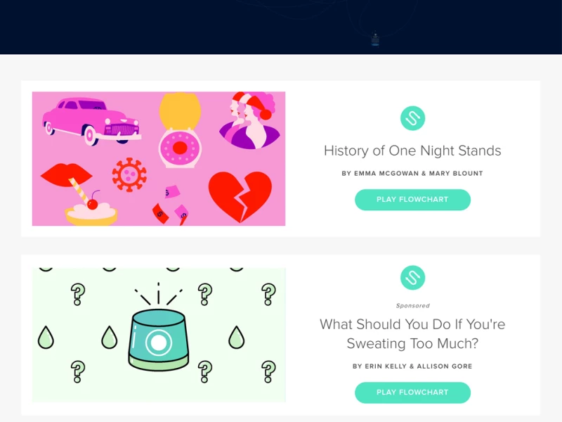 Bustle Colorful Website Design