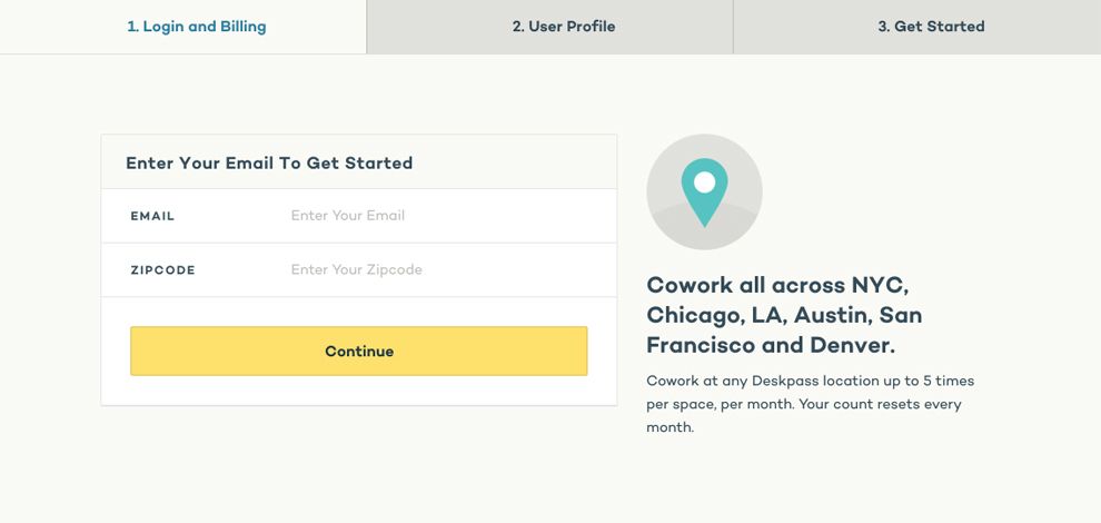 Deskpass Responsive Forms