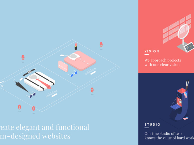 WRK Colorful Homepage