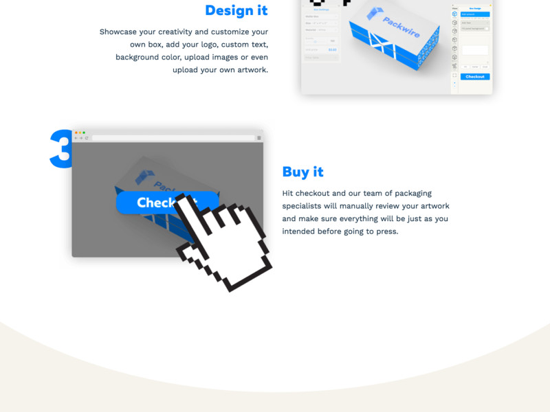 PackWire Playful Homepage