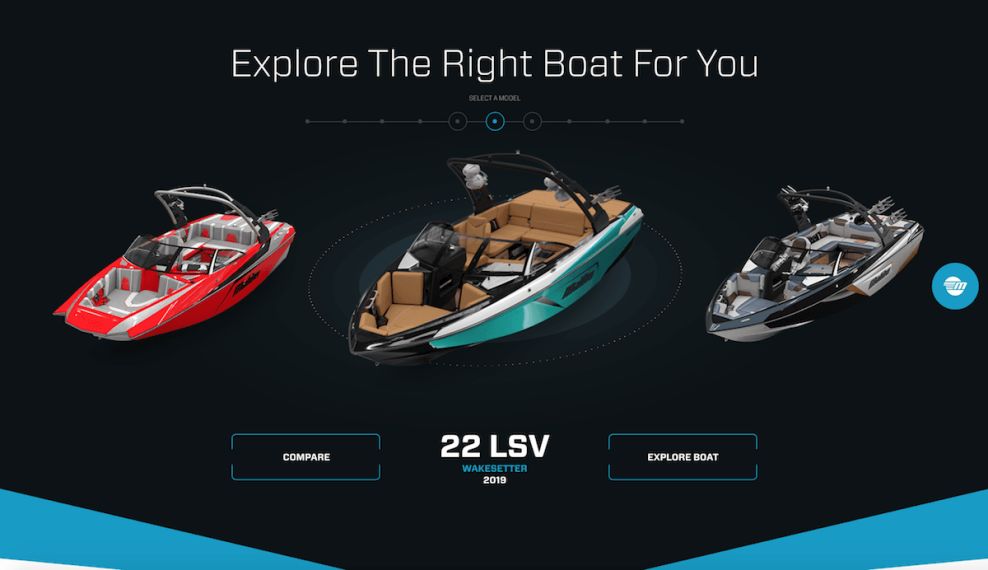 Malibu Boats Top Website Design