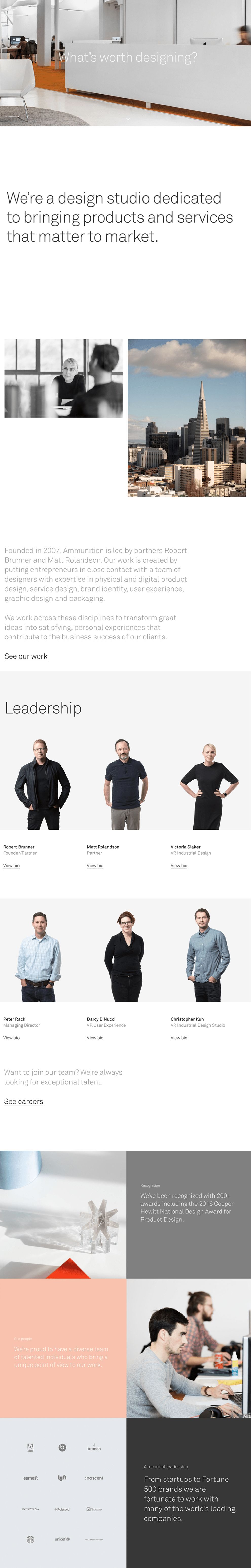 Ammunitiongroup Clean About Page