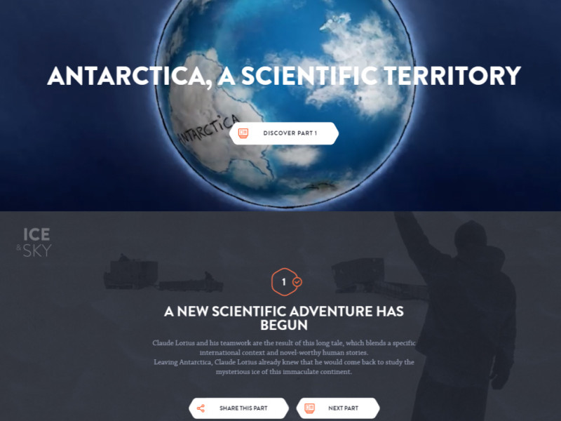 Ice & Sky Amazing Website Design