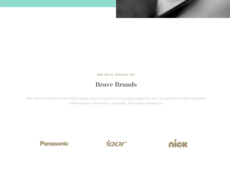 Brave People Elegant Homepage