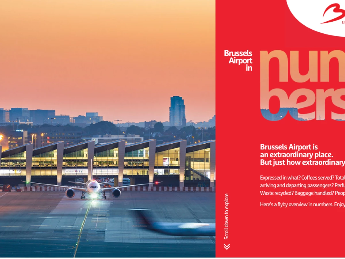 Brussels Airport Amazing Homepage