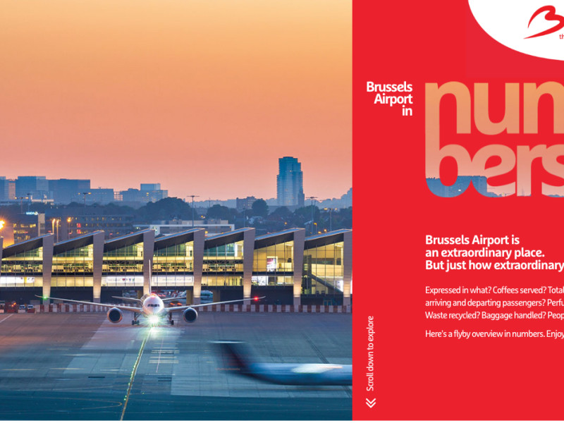 Brussels Airport Amazing Homepage