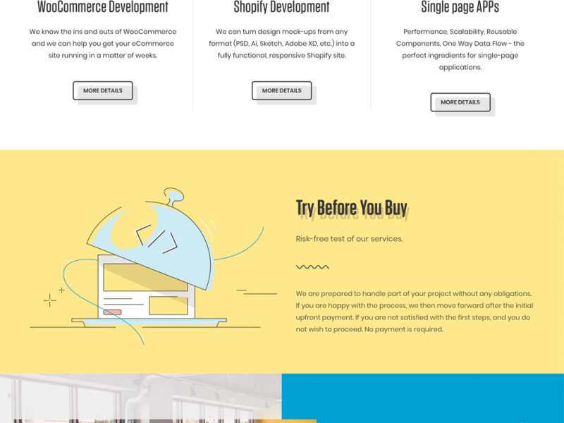 HTMLBurger Colorful Homepage