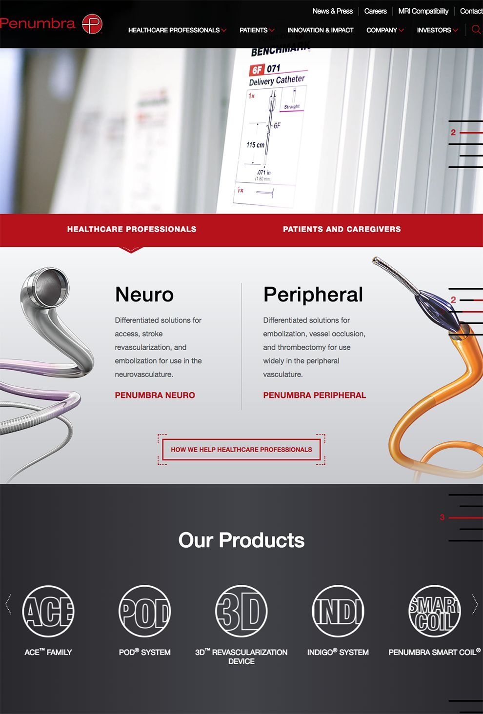 Penumbra Corporate Homepage