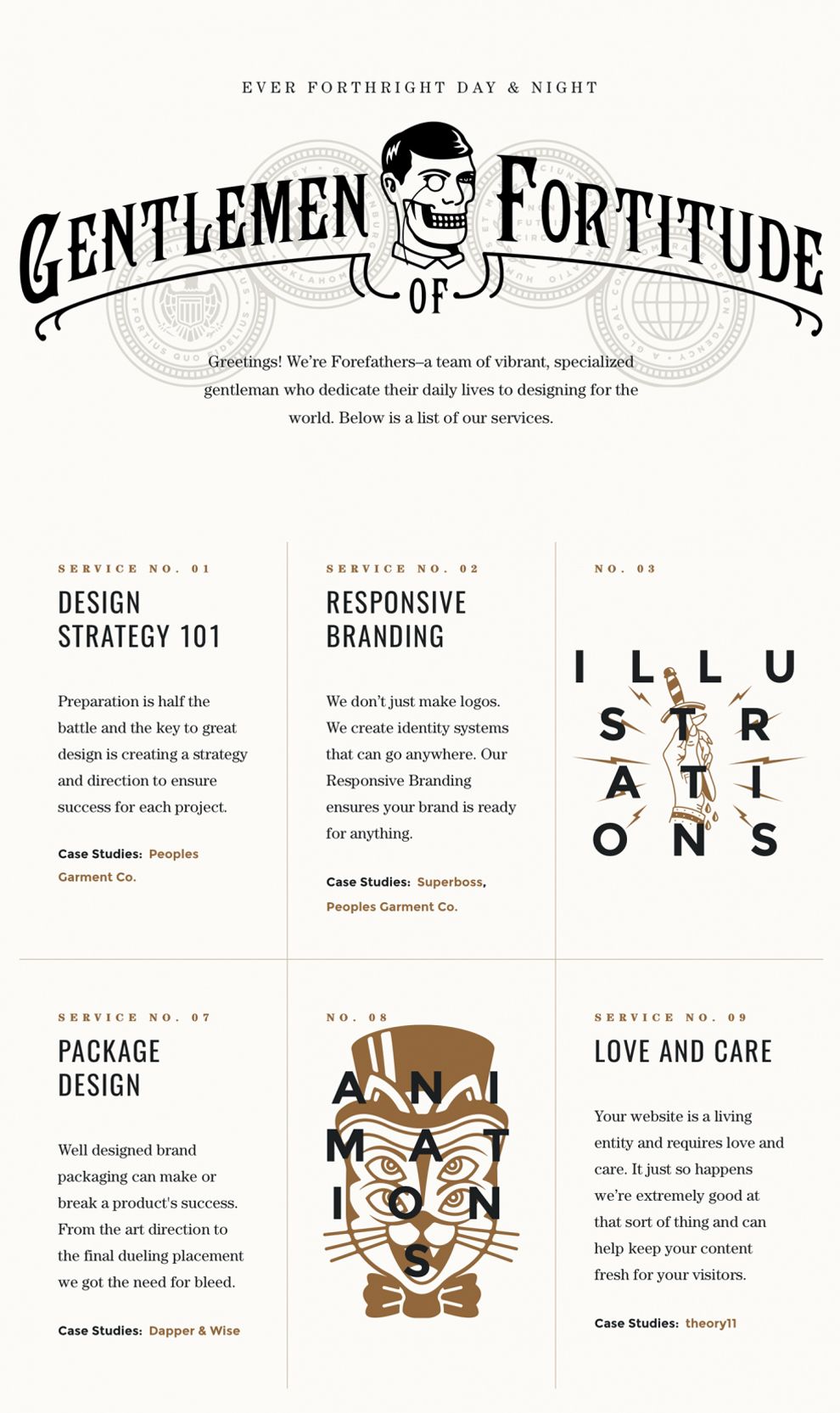 Forefathers Group Awesome Website Design