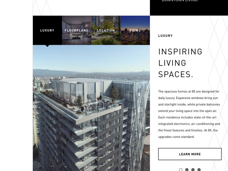 8X on the Park Elegant Homepage