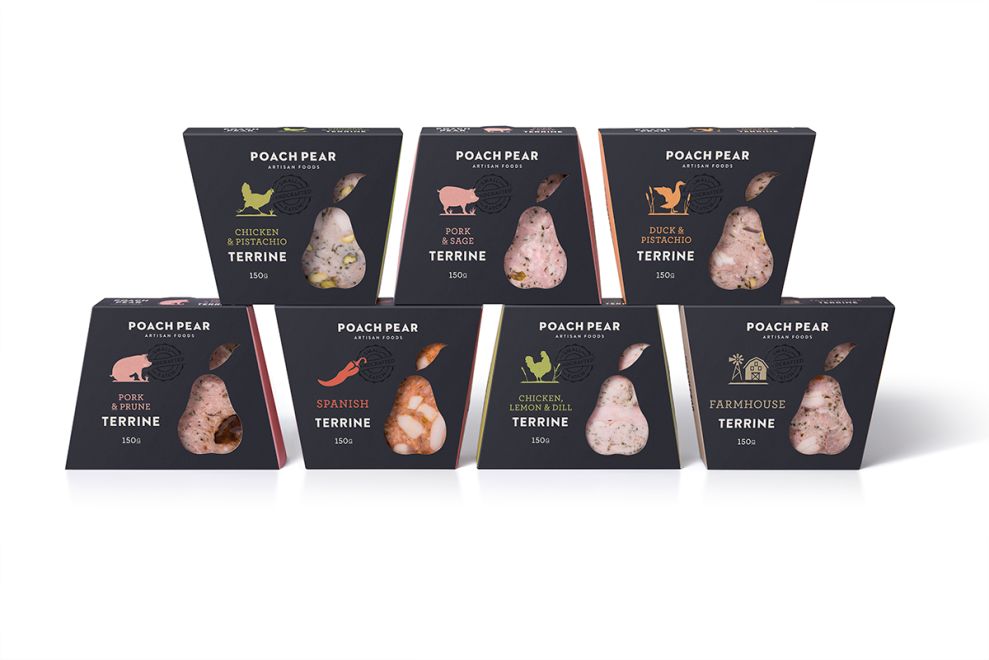 Poach Pear Charcuterie Exciting Packaging Design
