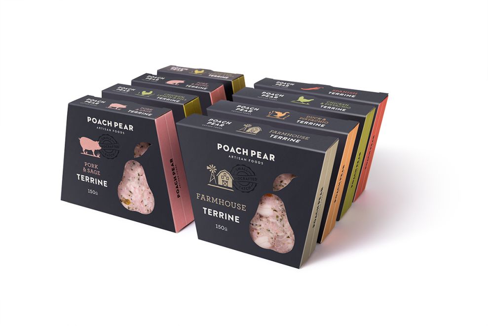 Poach Pear Charcuterie Packaging Design