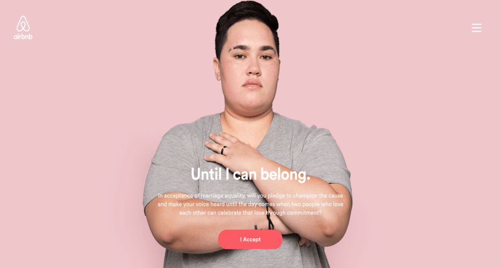 Until We All Belong Minimal Website Design