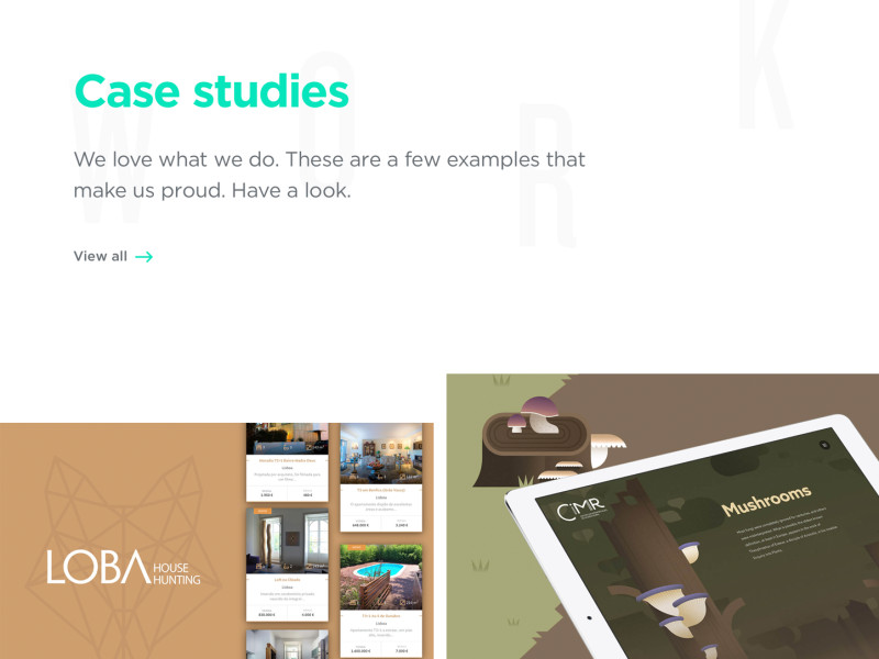 Seegno Amazing Homepage