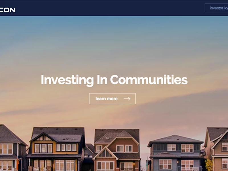 Tricon Capital Storytelling Website Design