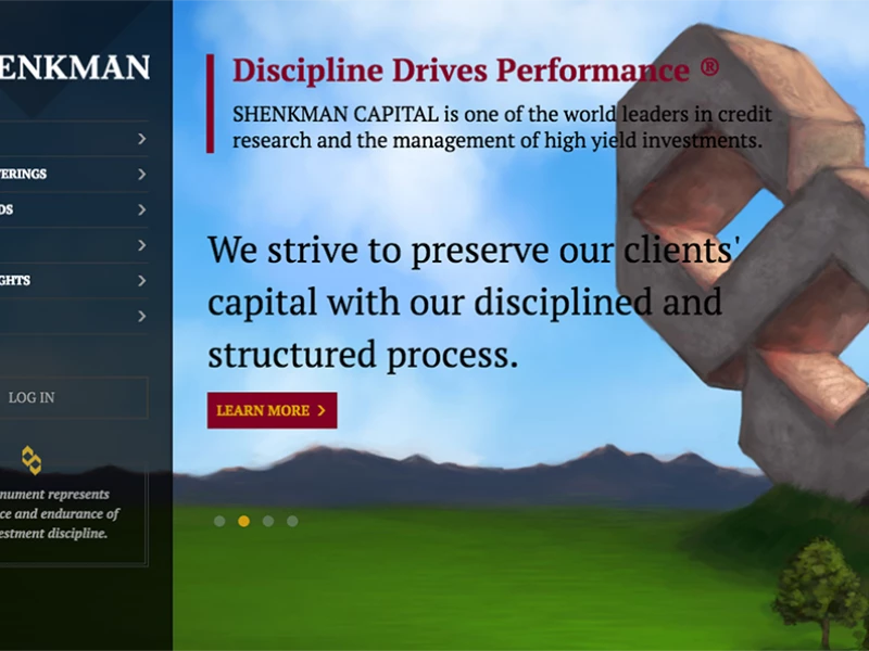 Shenkman Capital Professional Website Design