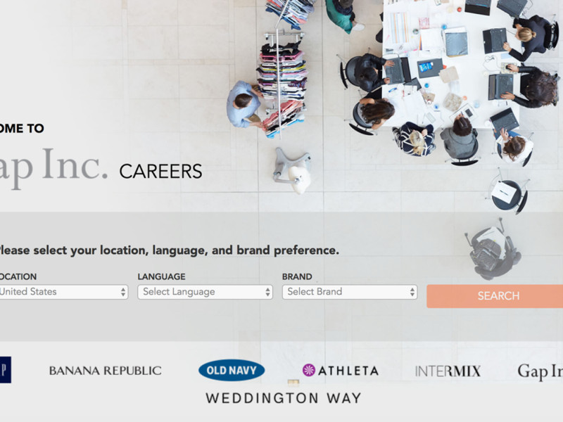 Gap Careers Great Homepage