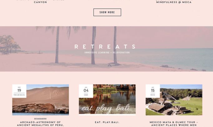 Conscious City Guide Amazing Homepage