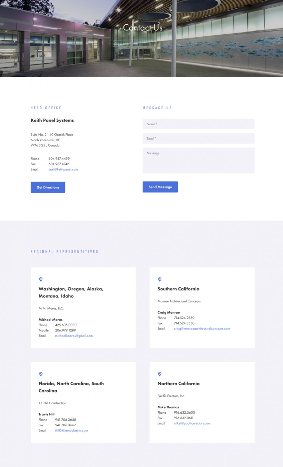 KPS Great Contact Page