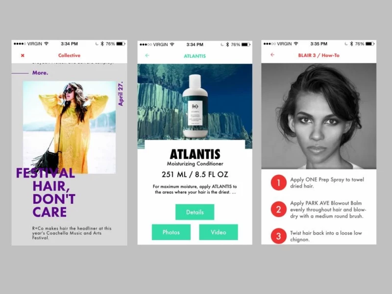 R+Co Education Fresh App Design