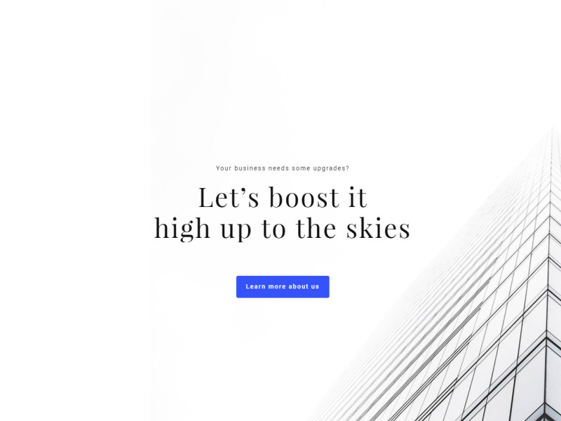 Boosted Elegant Homepage