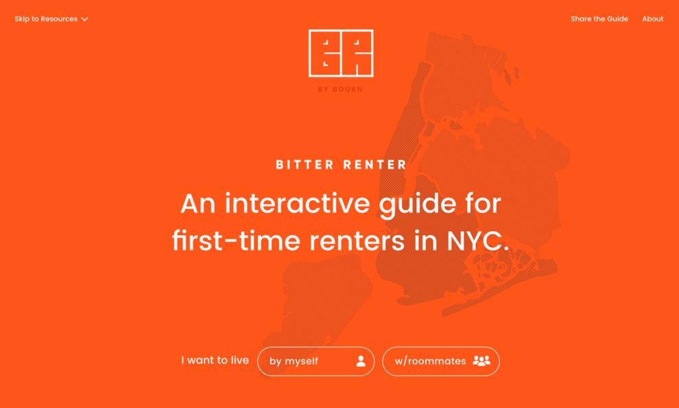 Bitter Renter Great Homepage