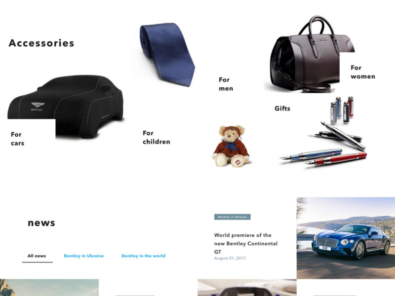 Bentley Kyiv Great Homepage