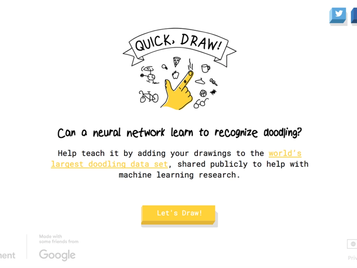 Quick Draw Creative Homepage